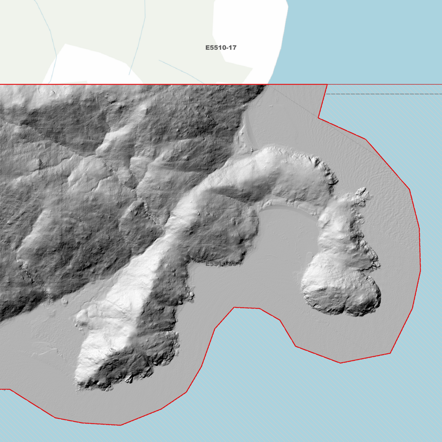 Palm Island South 1m Digital Elevation Model (E5510-23)