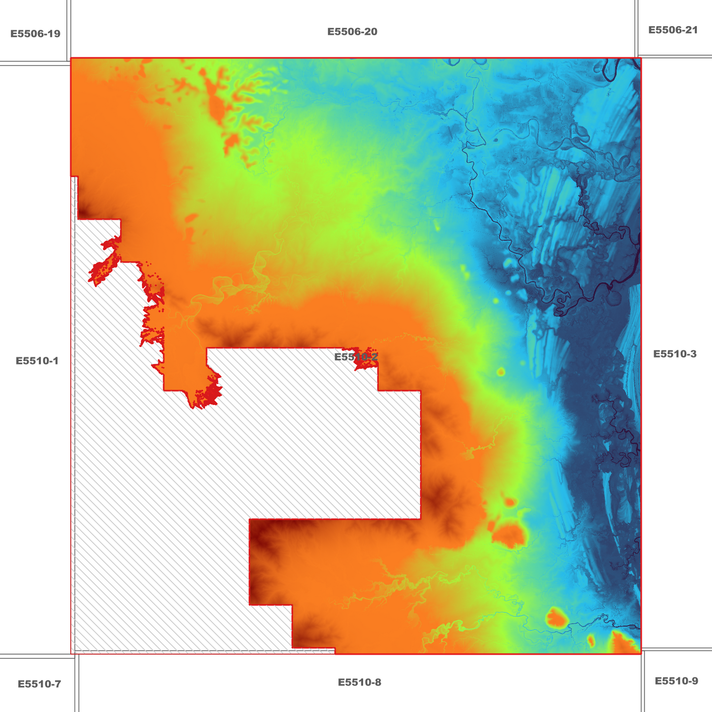 Murrigal 1m Digital Elevation Model (E5510-2)