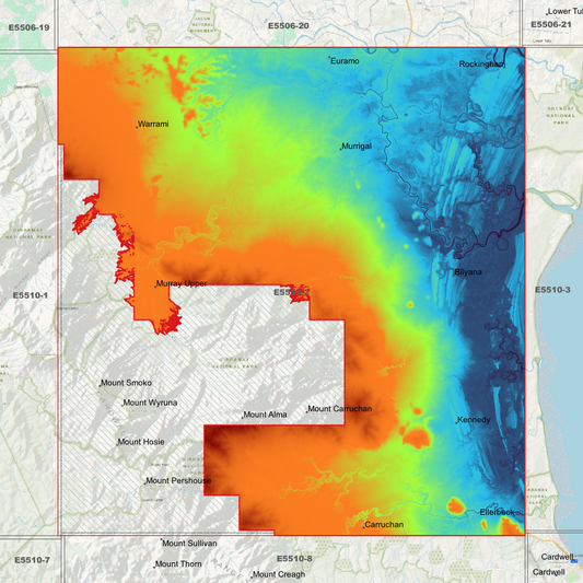 Murrigal 1m Digital Elevation Model (E5510-2)