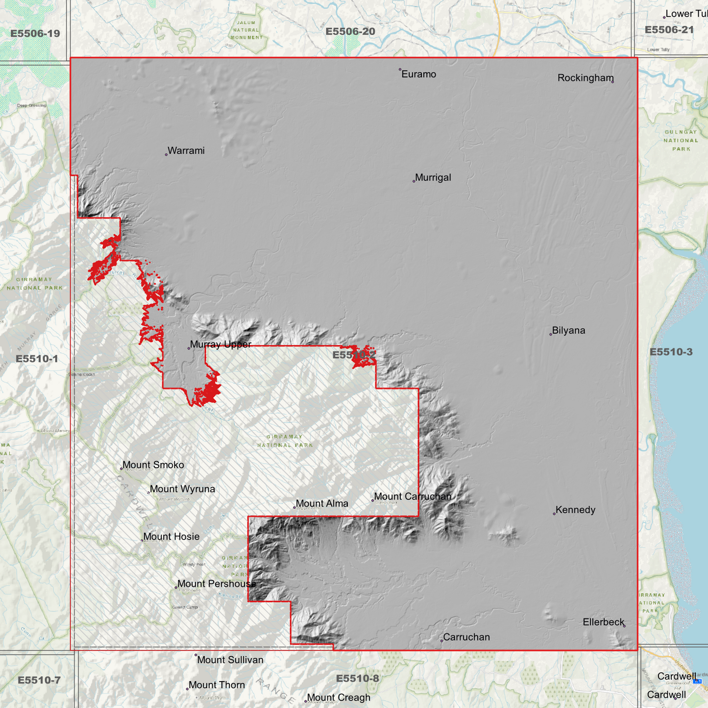 Murrigal 1m Digital Elevation Model (E5510-2)