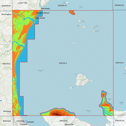 Tully Heads 1m Digital Elevation Model (E5510-3)