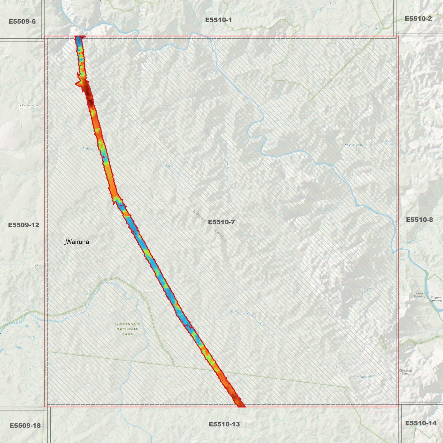 Girringun 1m Digital Elevation Model (E5510-7)