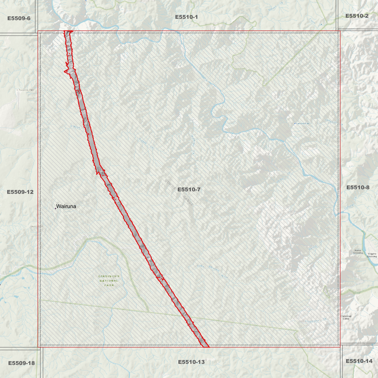 Girringun 1m Digital Elevation Model (E5510-7)