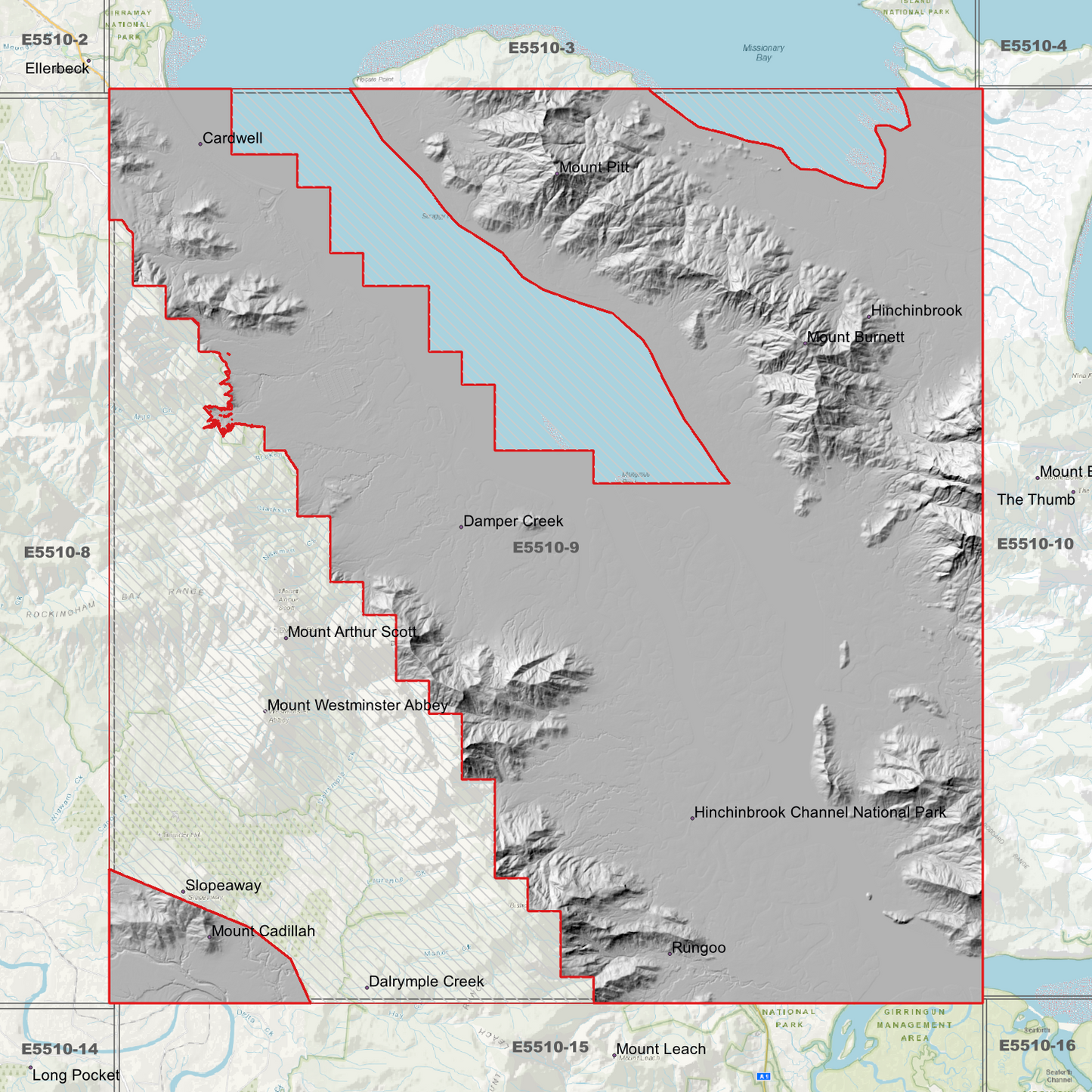 Hinchinbrook Channel 1m Digital Elevation Model (E5510-9)