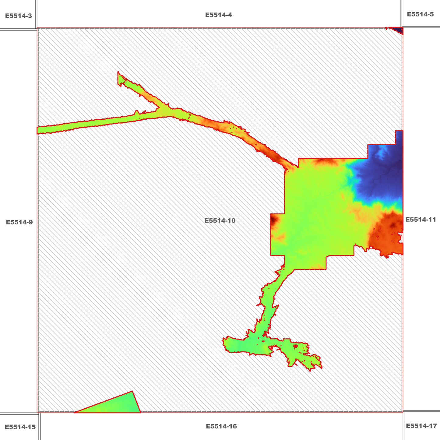 Narraweena 1m Digital Elevation Model (E5514-10)