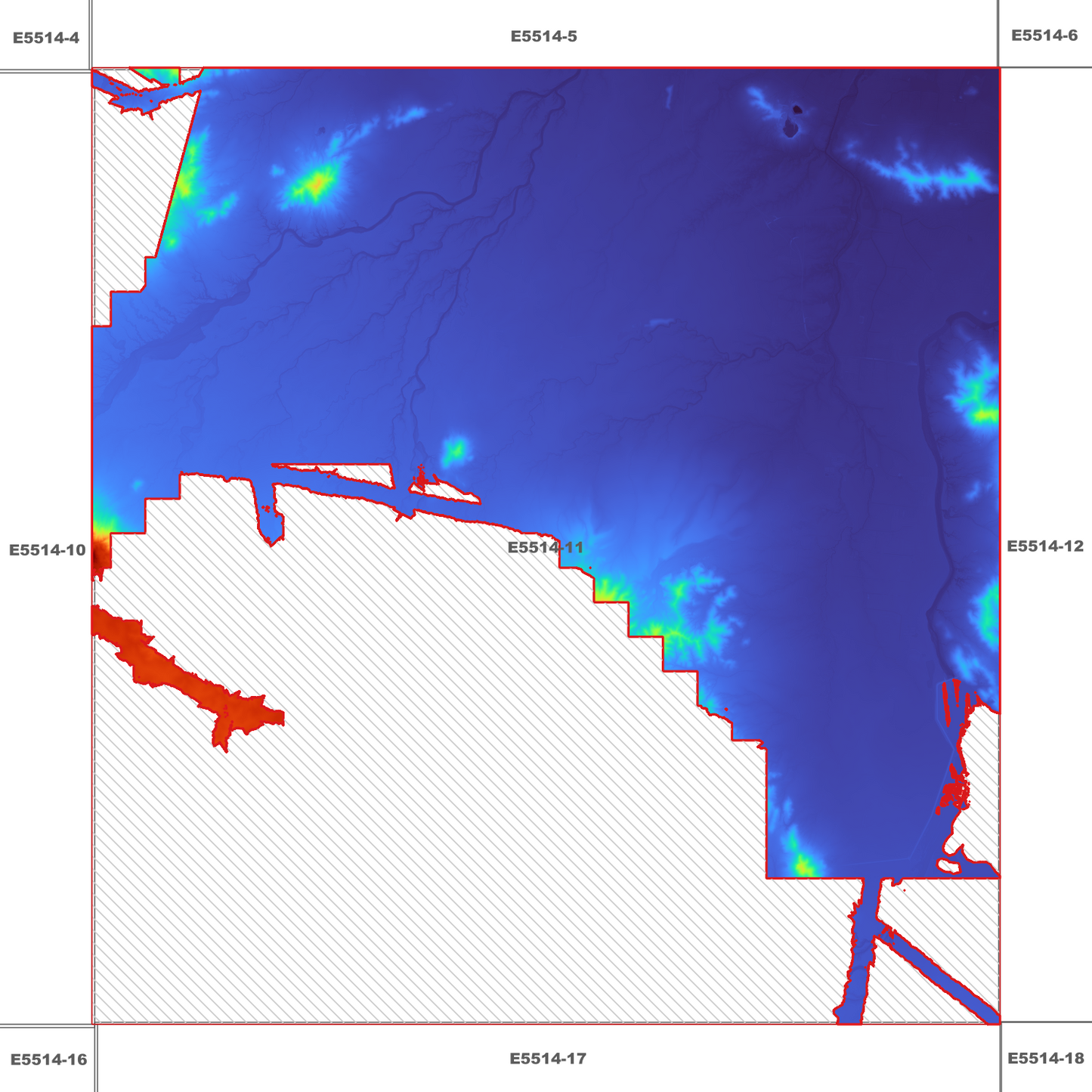 Thuringowa 1m Digital Elevation Model (E5514-11)