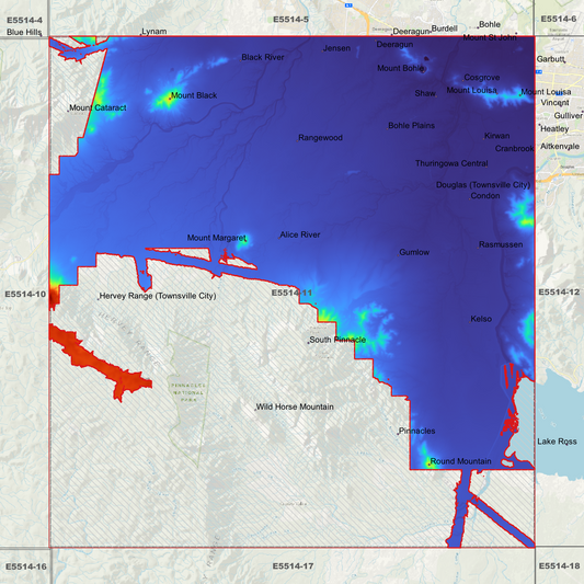 Thuringowa 1m Digital Elevation Model (E5514-11)