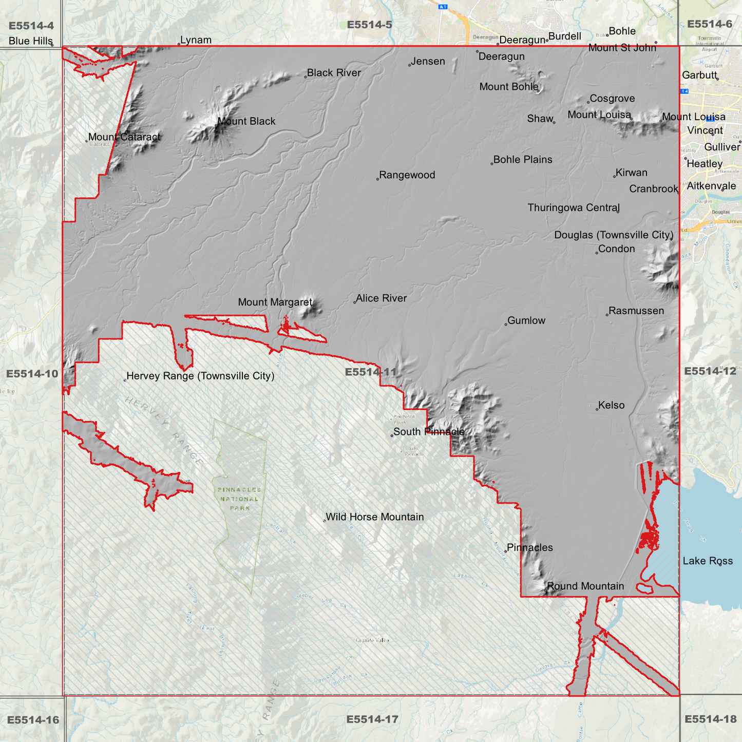 Thuringowa 1m Digital Elevation Model (E5514-11)
