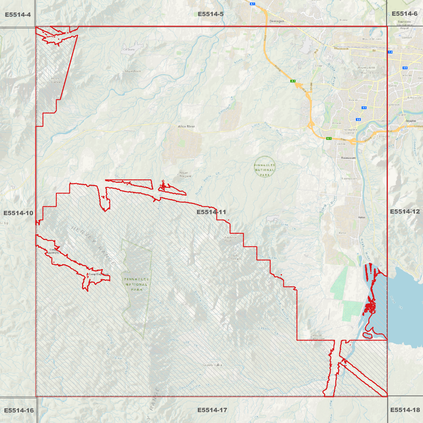 Thuringowa 1m Digital Elevation Model (E5514-11)