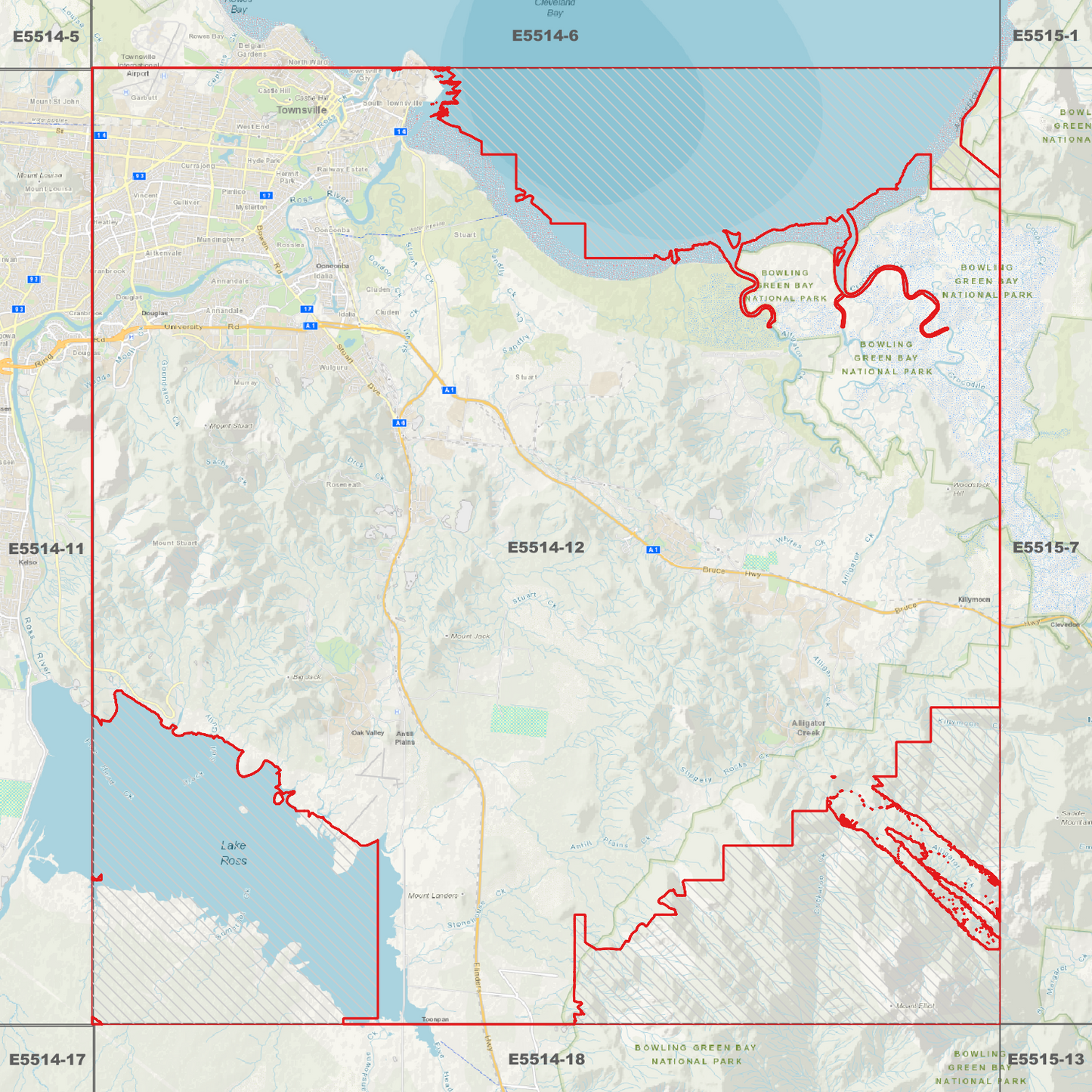 Townsville 1m Digital Elevation Model (E5514-12)