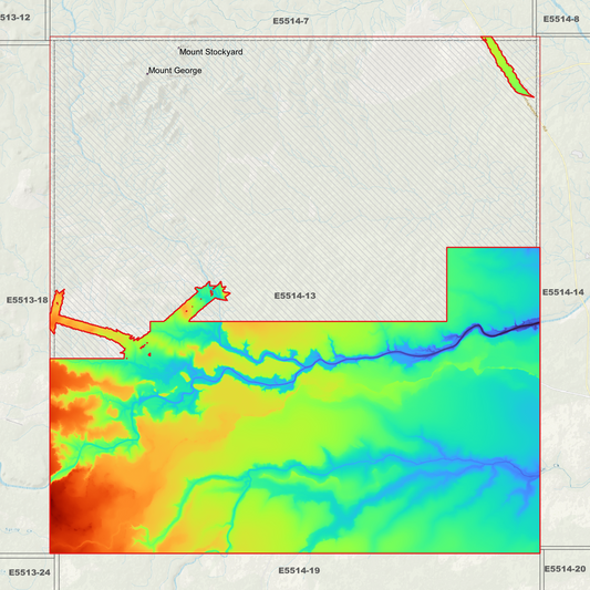 Allensleigh 1m Digital Elevation Model (E5514-13)
