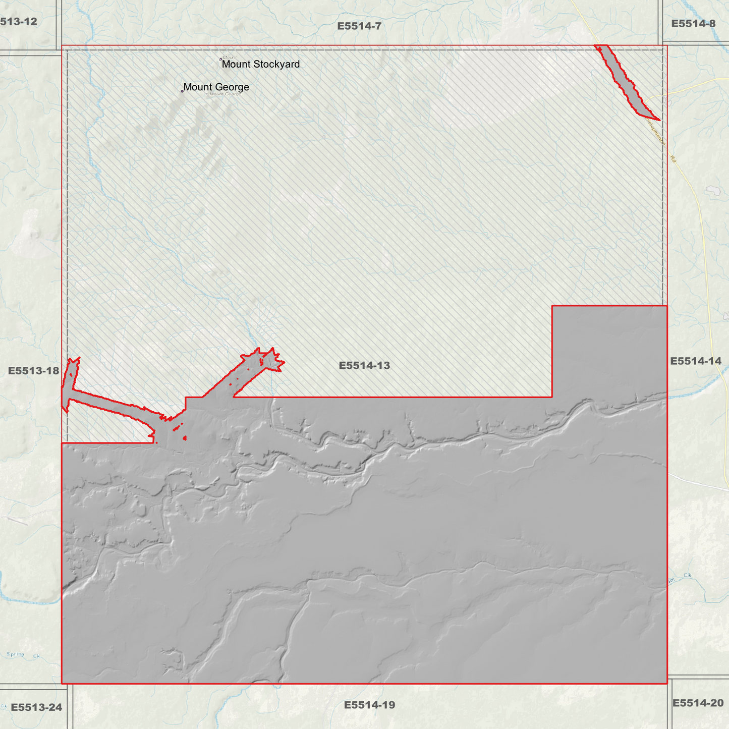 Allensleigh 1m Digital Elevation Model (E5514-13)