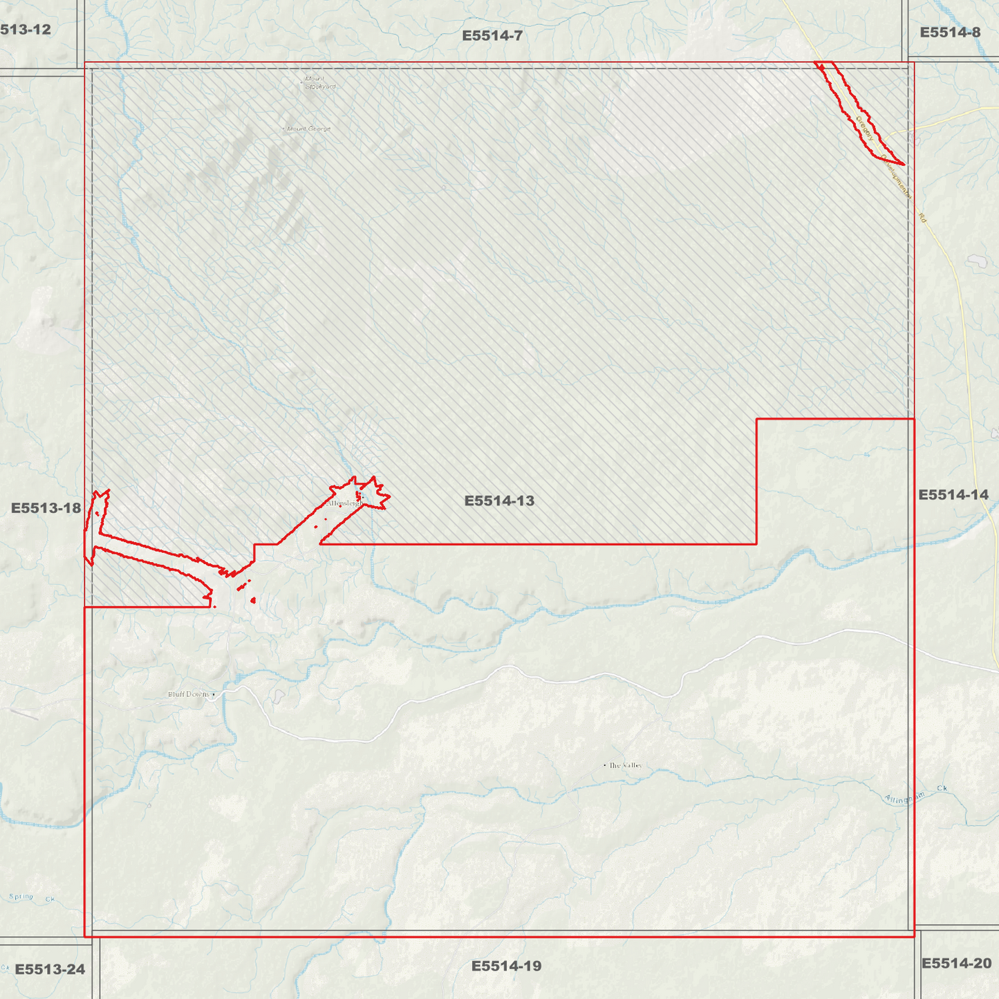 Allensleigh 1m Digital Elevation Model (E5514-13)