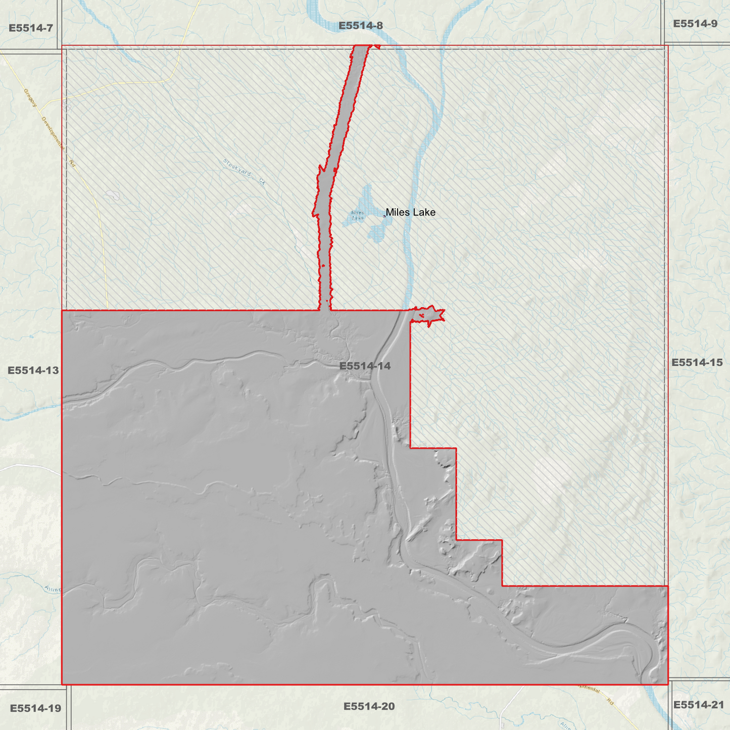 Miles Lake 1m Digital Elevation Model (E5514-14)