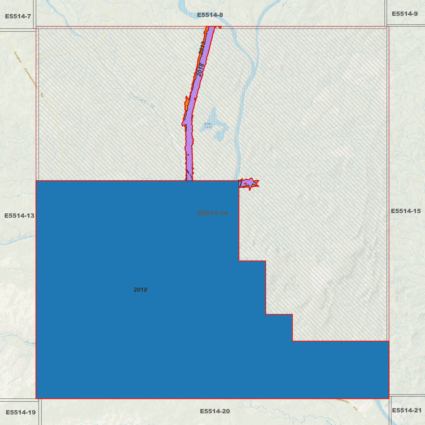 Miles Lake 1m Digital Elevation Model (E5514-14)