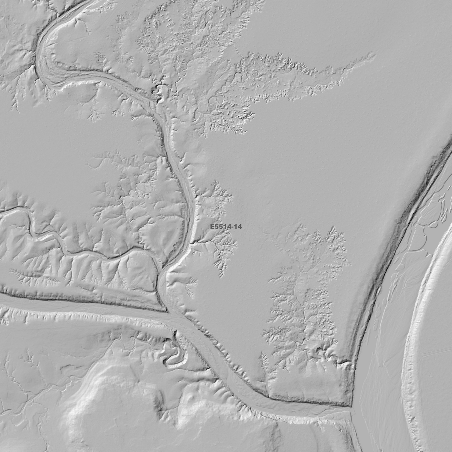 Miles Lake 1m Digital Elevation Model (E5514-14)