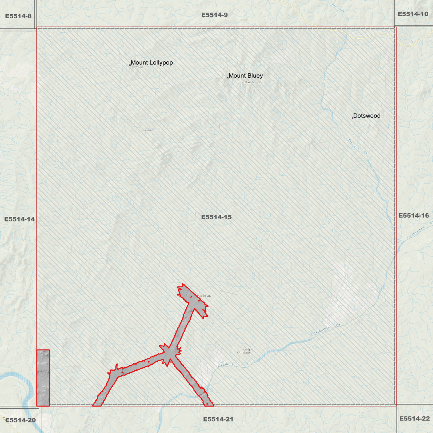 Mount Bluey 1m Digital Elevation Model (E5514-15)