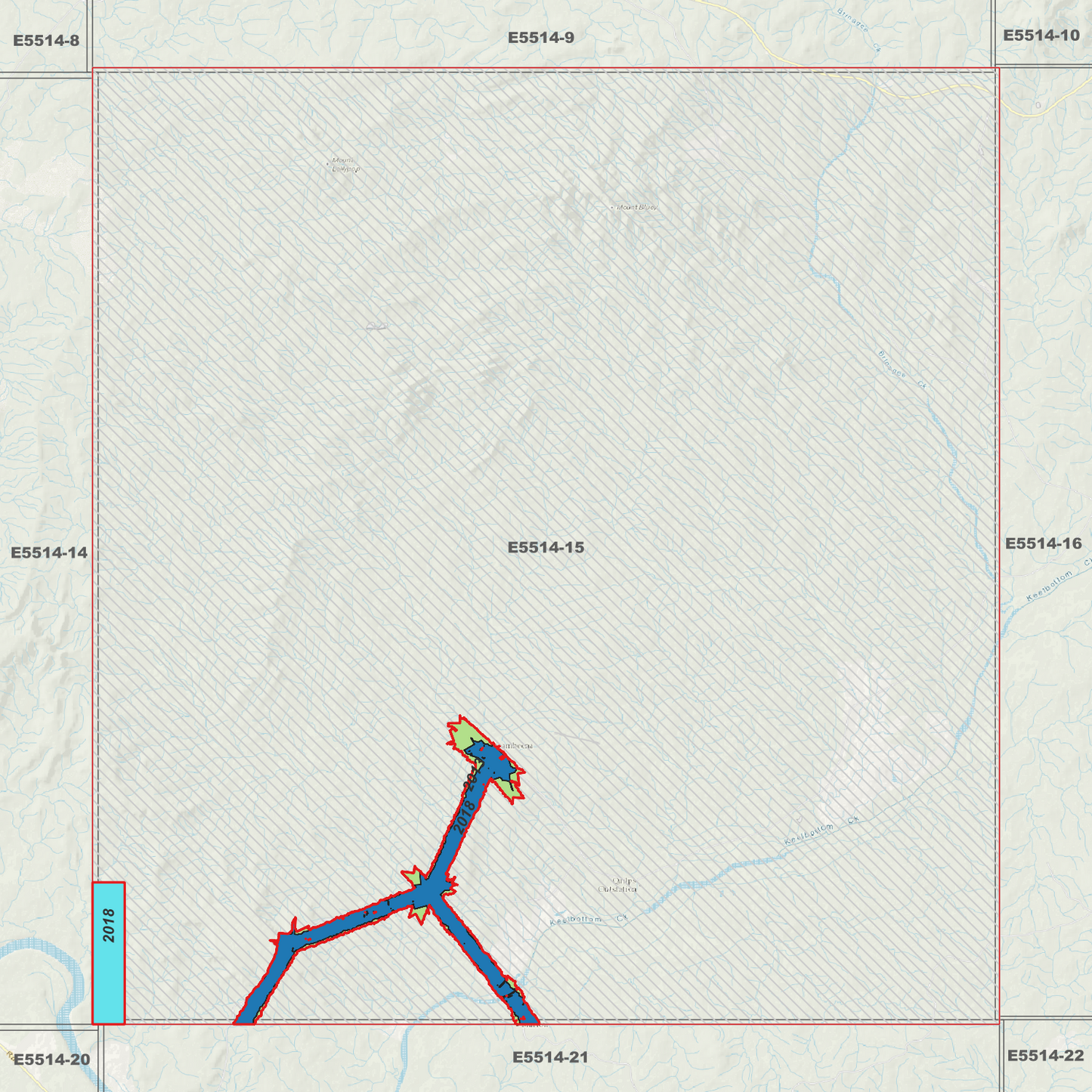 Mount Bluey 1m Digital Elevation Model (E5514-15)