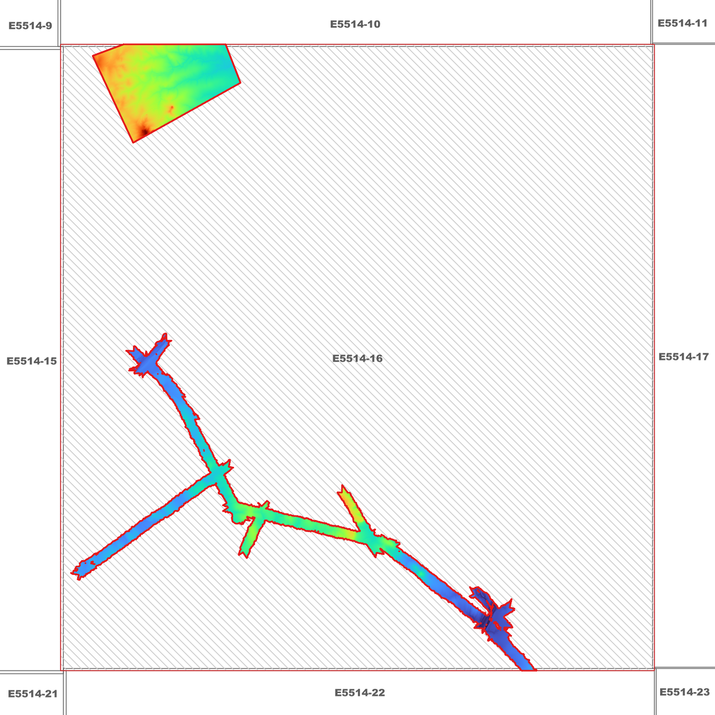 Kitty Oshea 1m Digital Elevation Model (E5514-16)