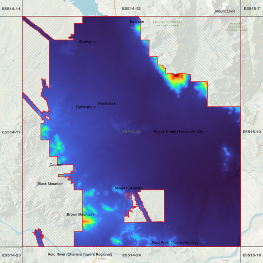 Woodstock 1m Digital Elevation Model (E5514-18)