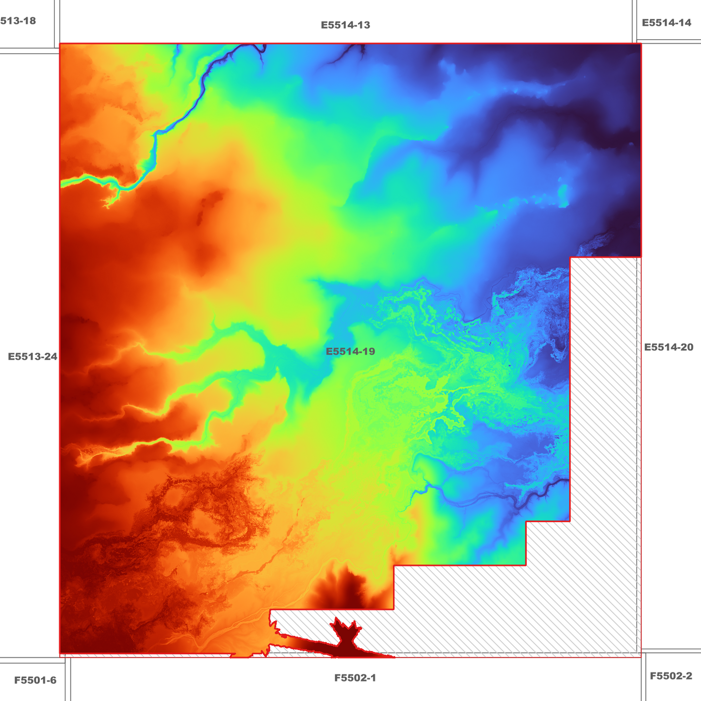 Southwick 1m Digital Elevation Model (E5514-19)