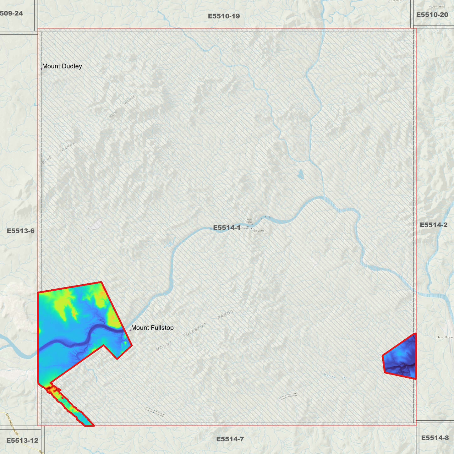 Mount FullStop 1m Digital Elevation Model (E5514-1)