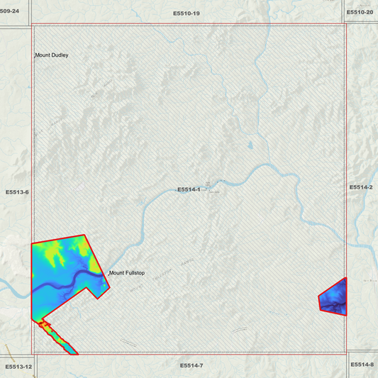 Mount FullStop 1m Digital Elevation Model (E5514-1)