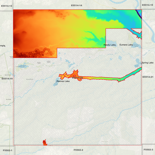 Reeves Lake 1m Digital Elevation Model (E5514-20)
