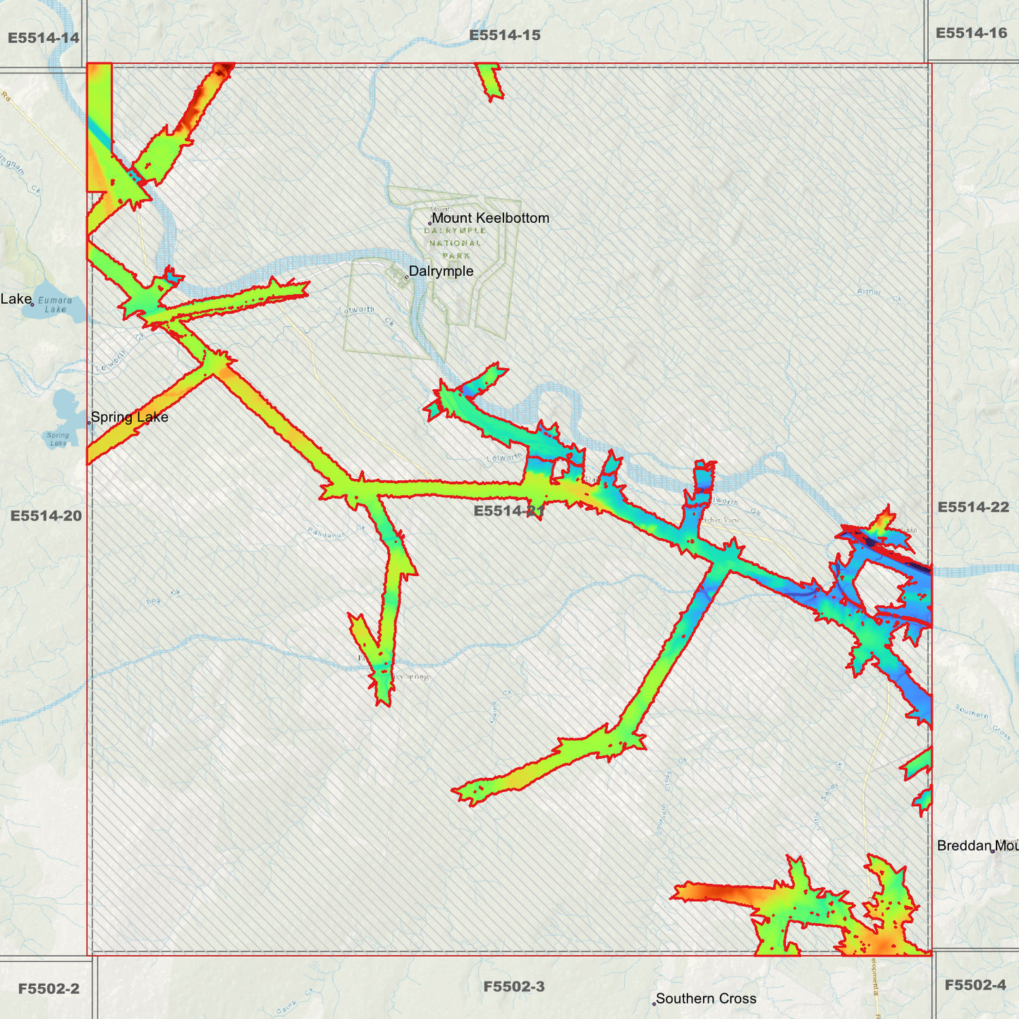 Dalrymple 1m Digital Elevation Model (E5514-21)