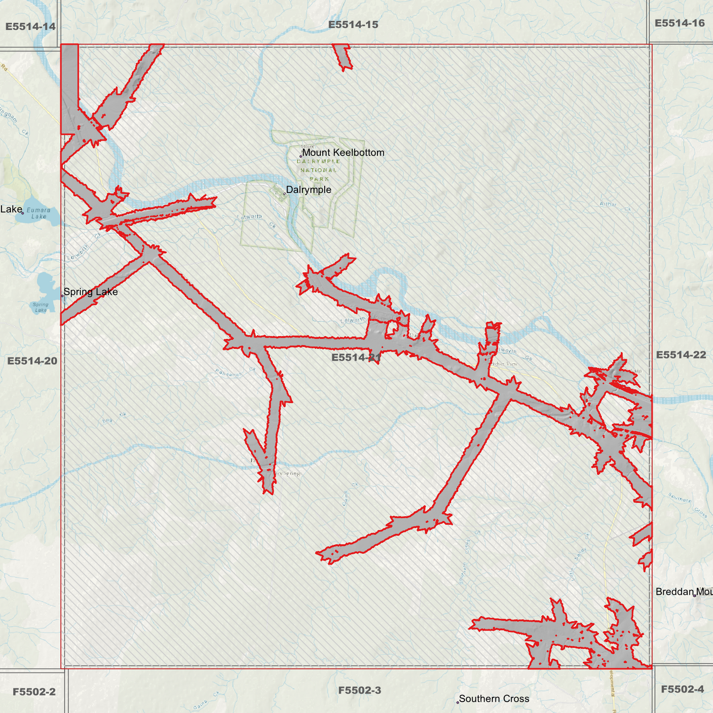 Dalrymple 1m Digital Elevation Model (E5514-21)