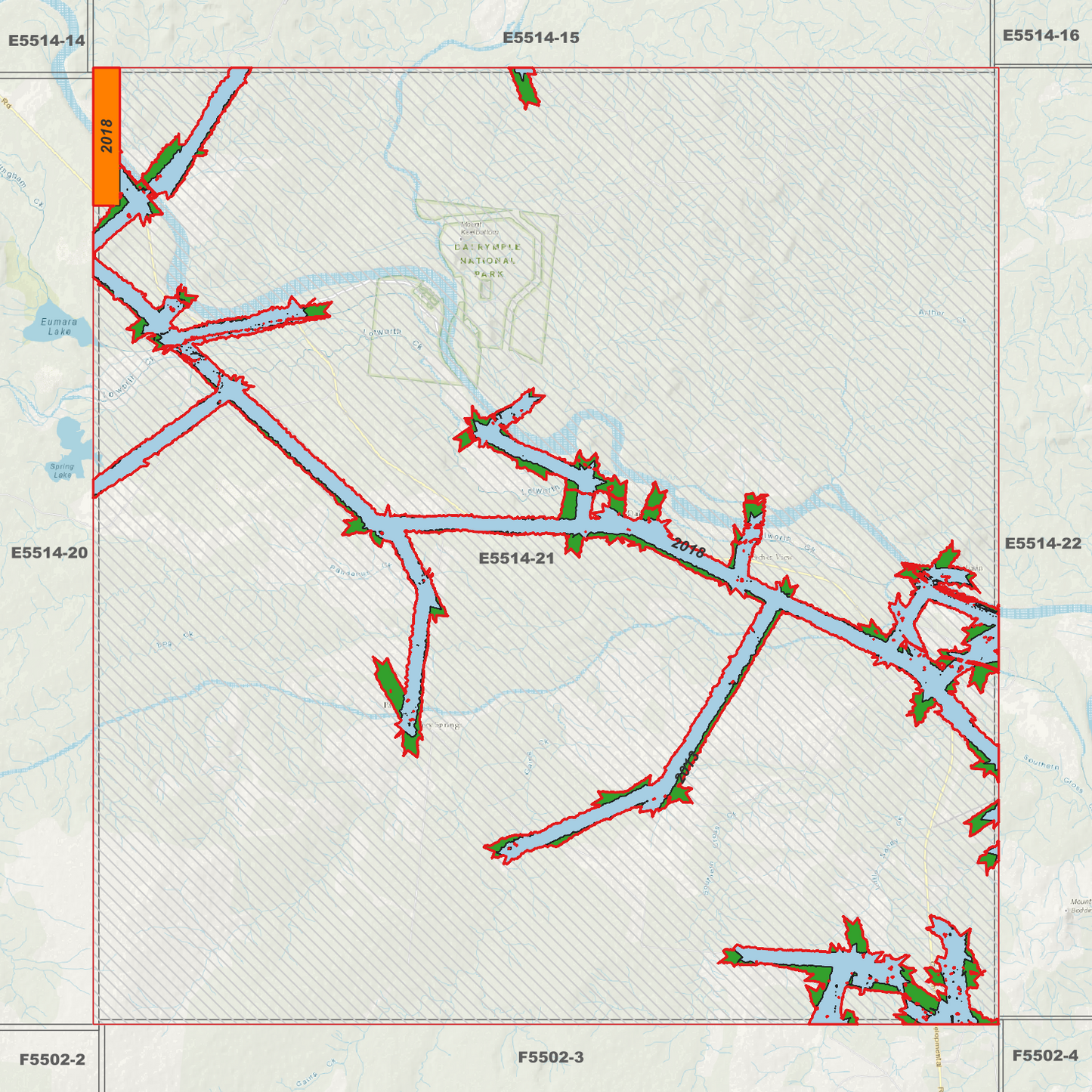 Dalrymple 1m Digital Elevation Model (E5514-21)