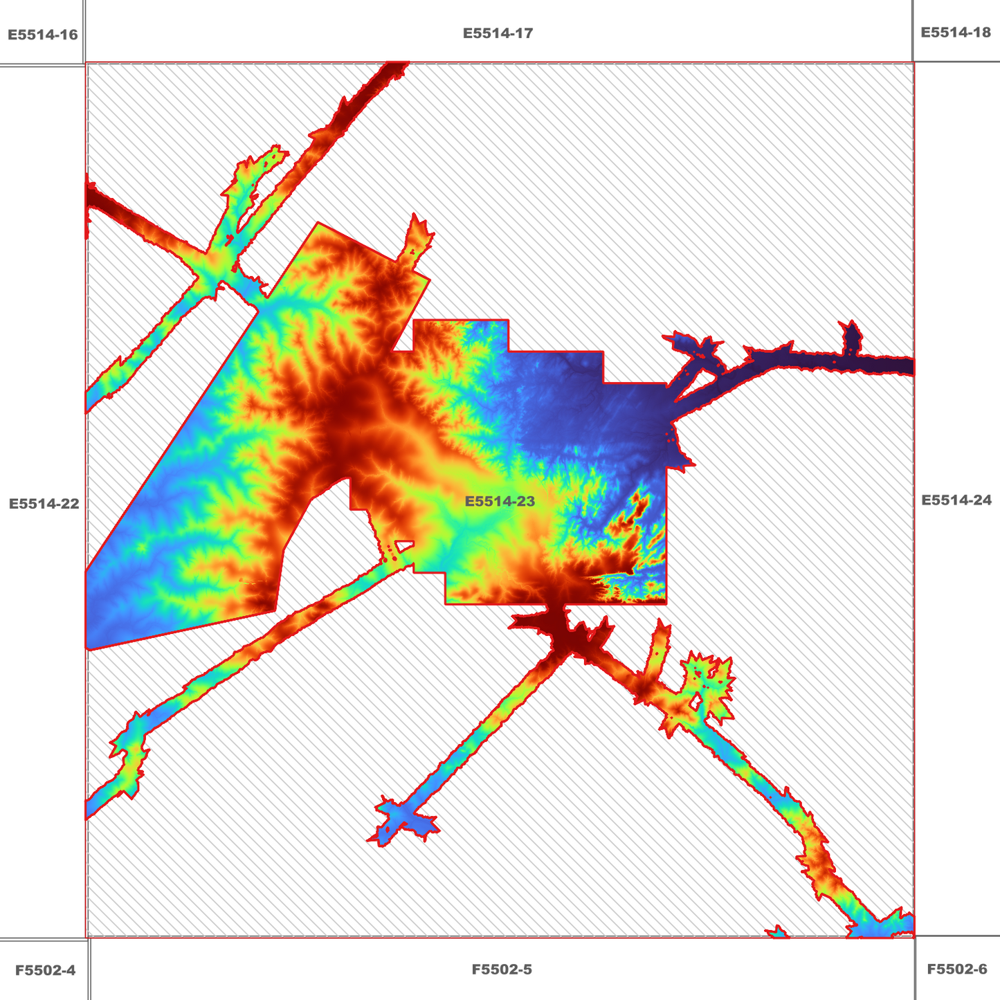 Mingela 1m Digital Elevation Model (E5514-23)