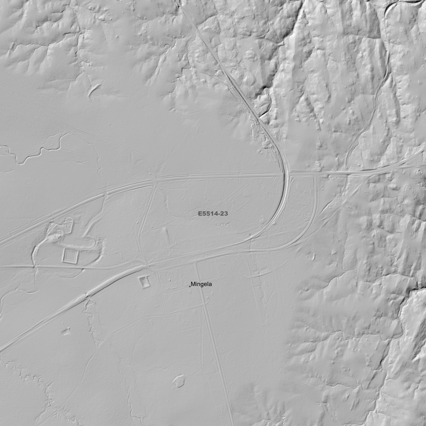 Mingela 1m Digital Elevation Model (E5514-23)