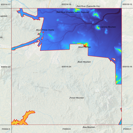 Mount Norman 1m Digital Elevation Model (E5514-24)