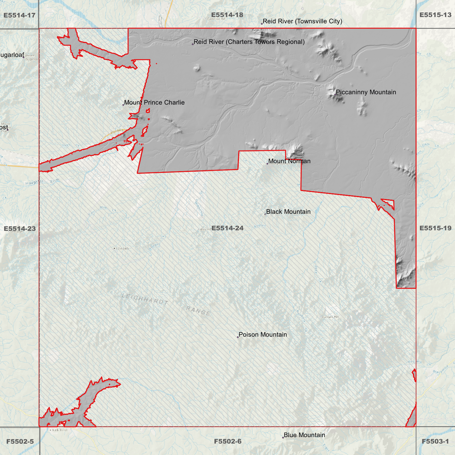 Mount Norman 1m Digital Elevation Model (E5514-24)