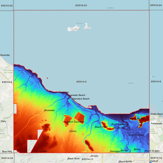 Bluewater 1m Digital Elevation Model (E5514-5)