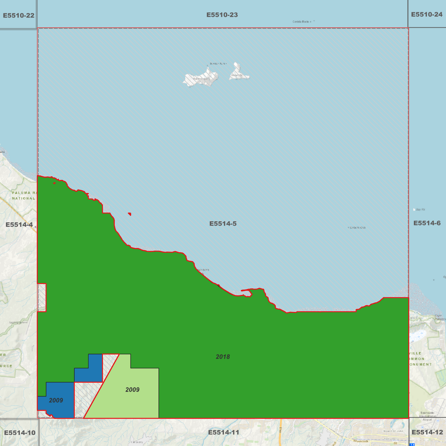 Bluewater 1m Digital Elevation Model (E5514-5)