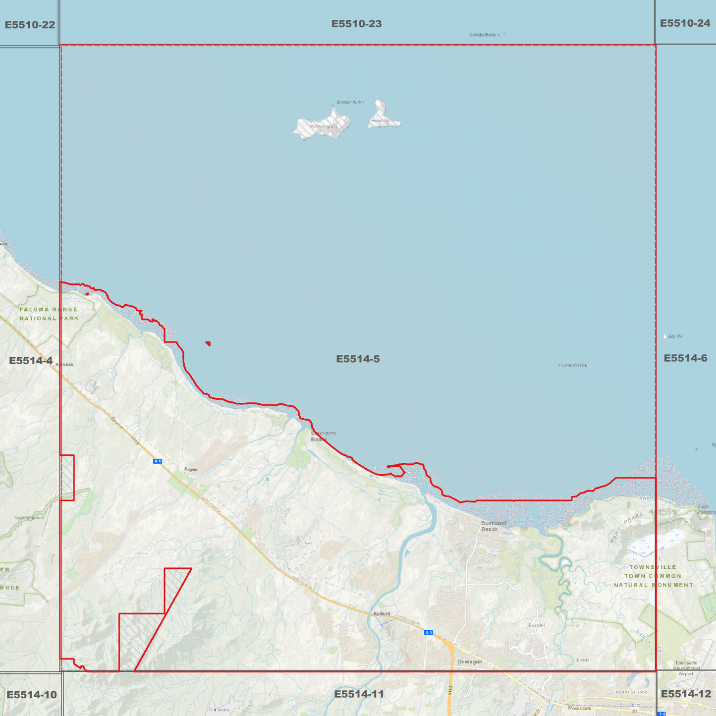Bluewater 1m Digital Elevation Model (E5514-5)