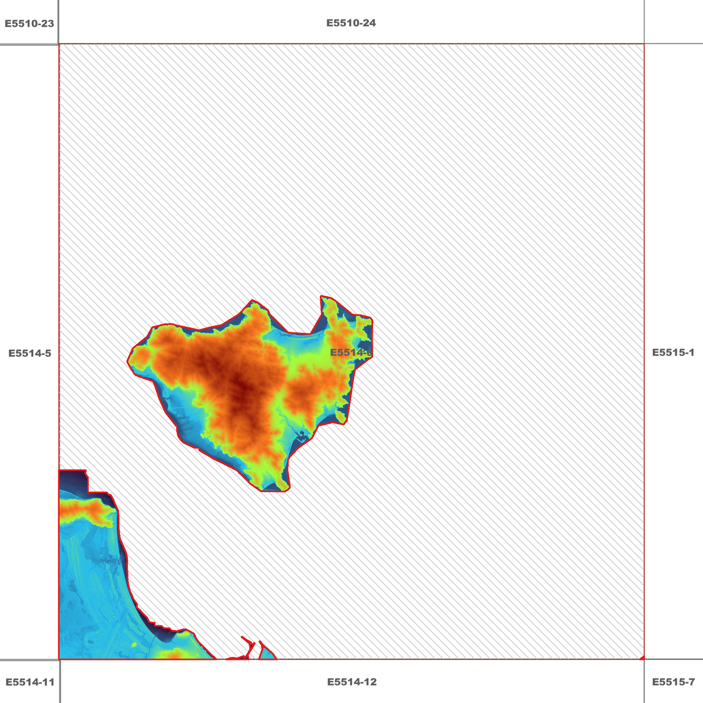 Magnetic Island 1m Digital Elevation Model (E5514-6)