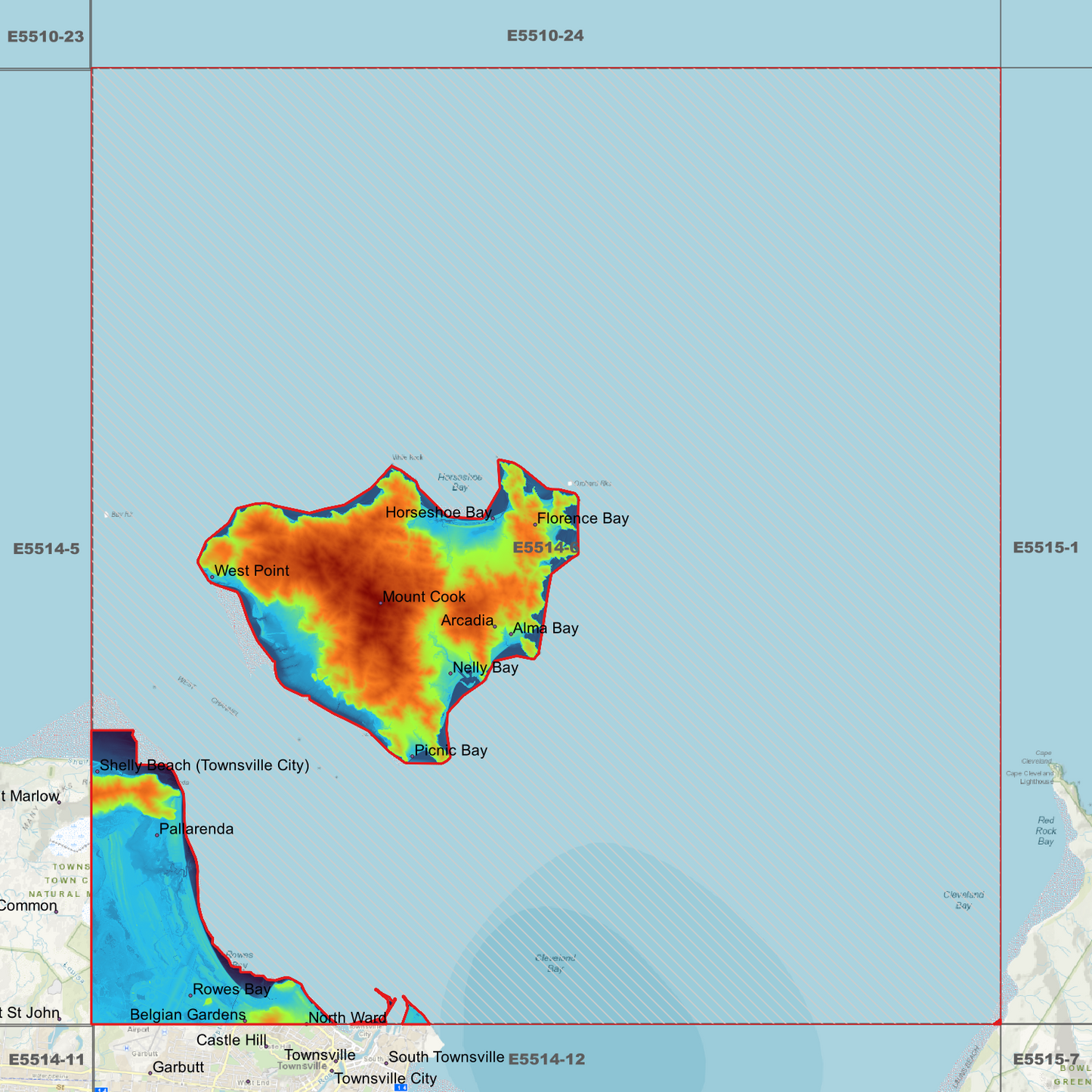 Magnetic Island 1m Digital Elevation Model (E5514-6)