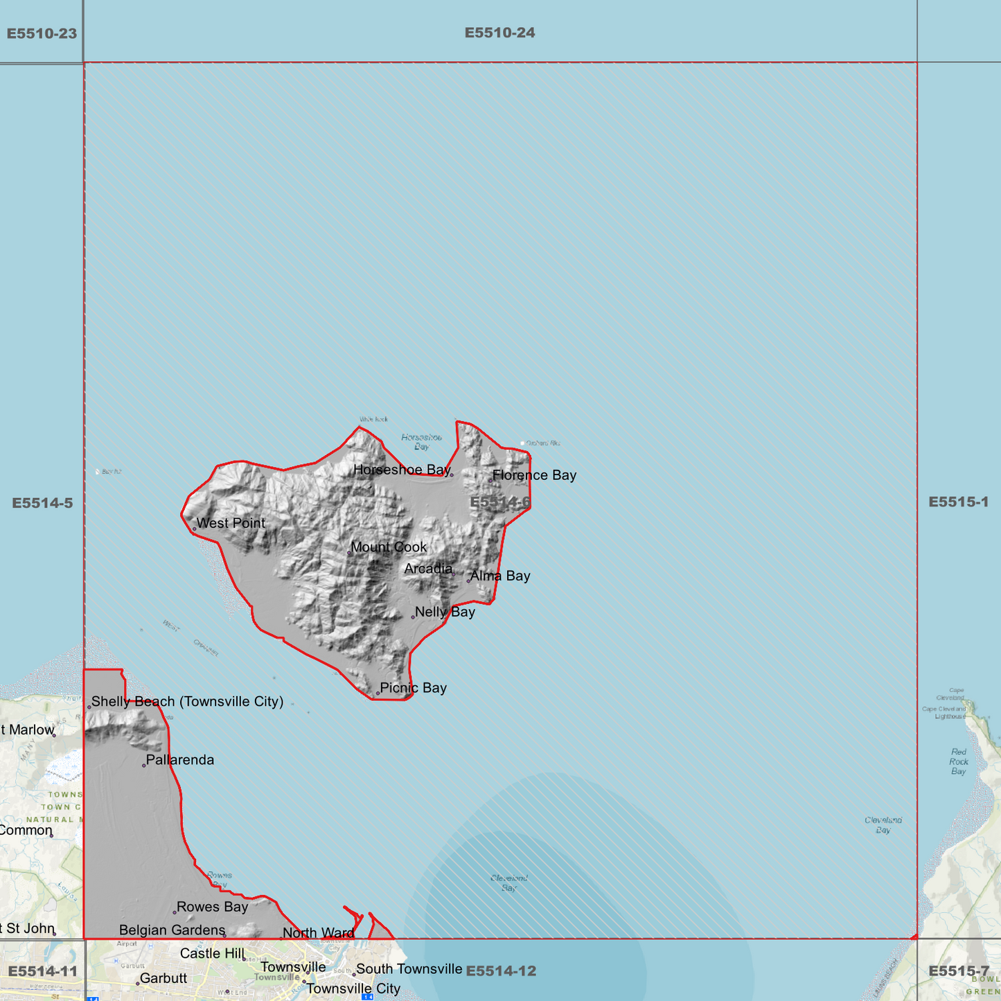 Magnetic Island 1m Digital Elevation Model (E5514-6)