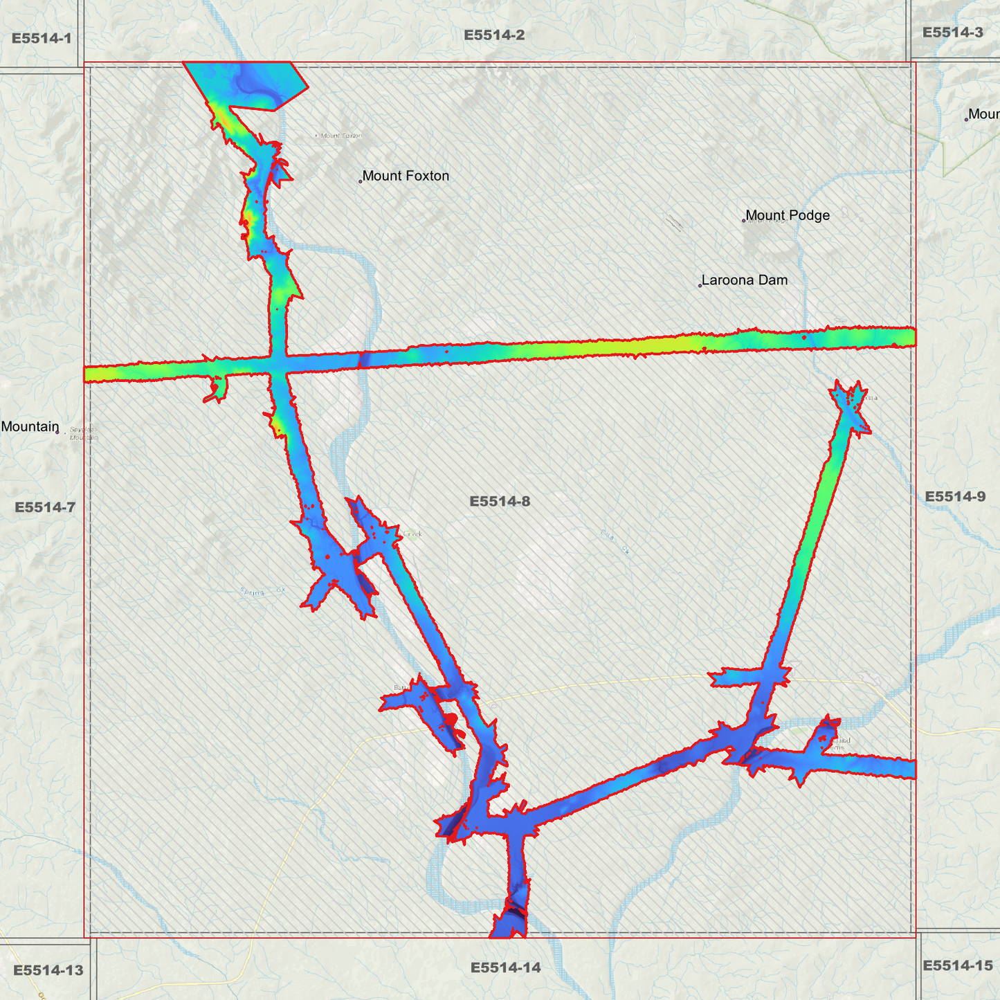 Laroona 1m Digital Elevation Model (E5514-8)
