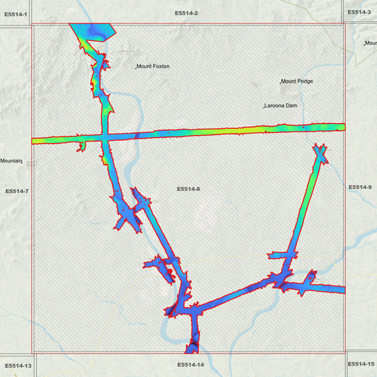 Laroona 1m Digital Elevation Model (E5514-8)