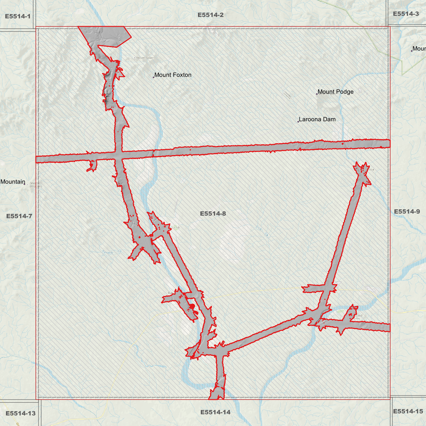 Laroona 1m Digital Elevation Model (E5514-8)