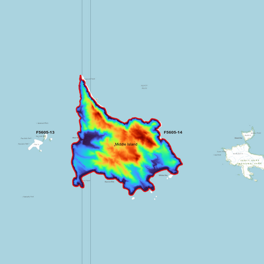 Middle Island 1m Digital Elevation Model (F5605-14)
