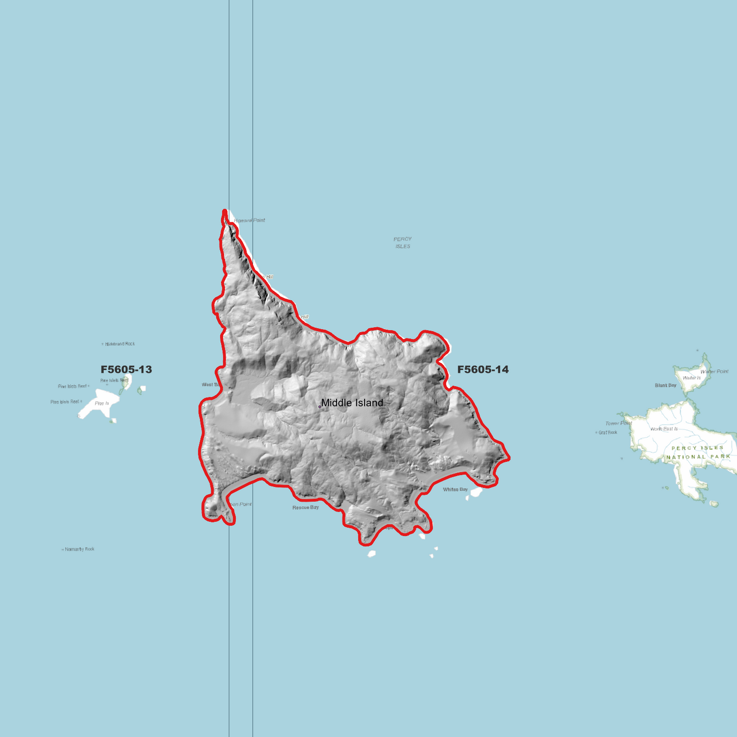 Middle Island 1m Digital Elevation Model (F5605-14)