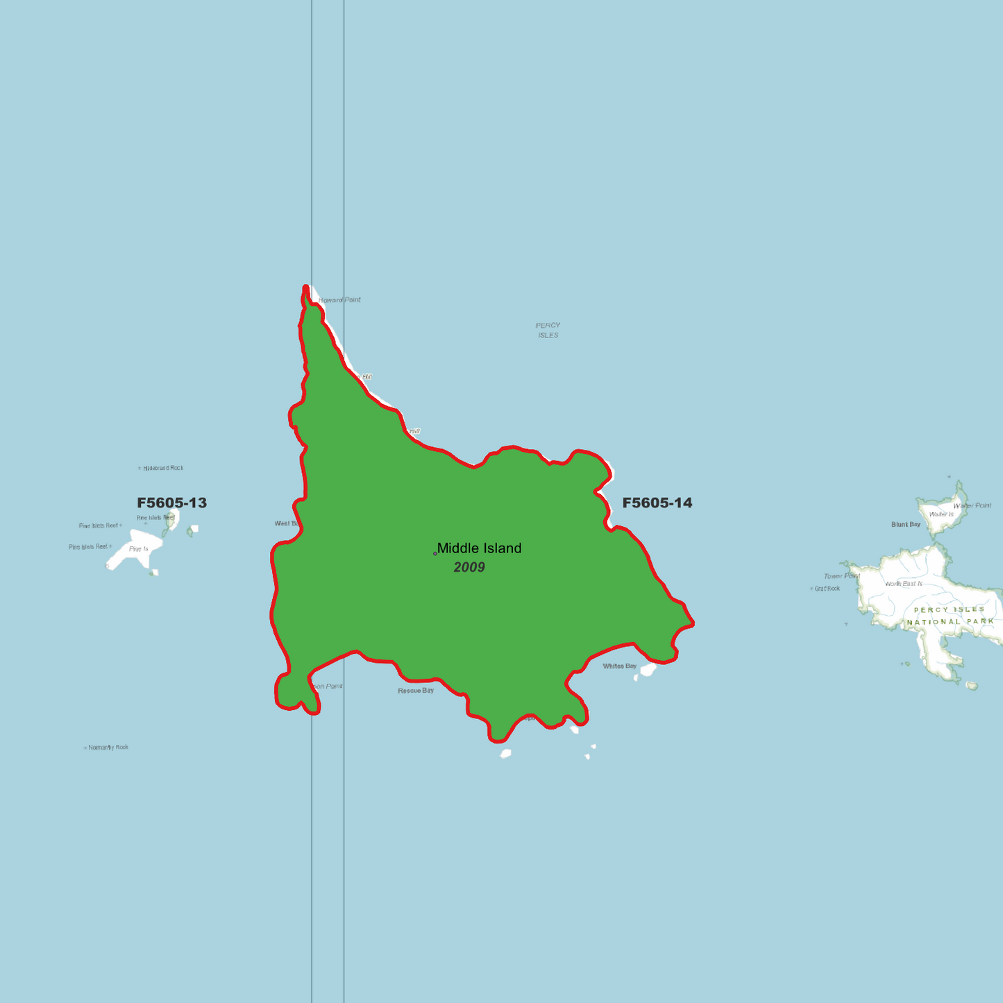 Middle Island 1m Digital Elevation Model (F5605-14)