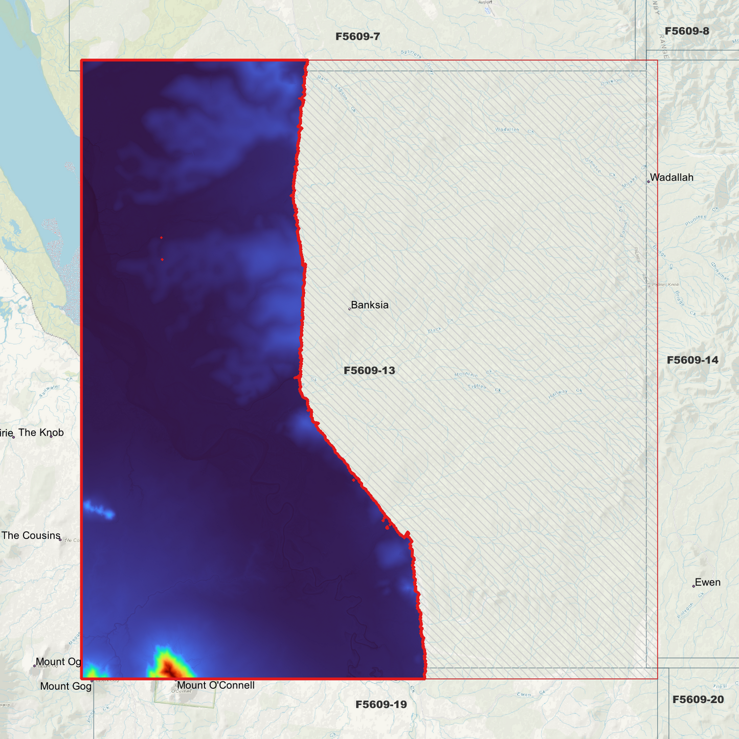 Halfway Creek 1m Digital Elevation Model (F5609-13)