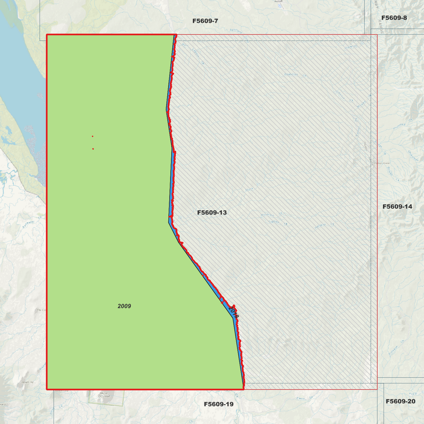 Halfway Creek 1m Digital Elevation Model (F5609-13)
