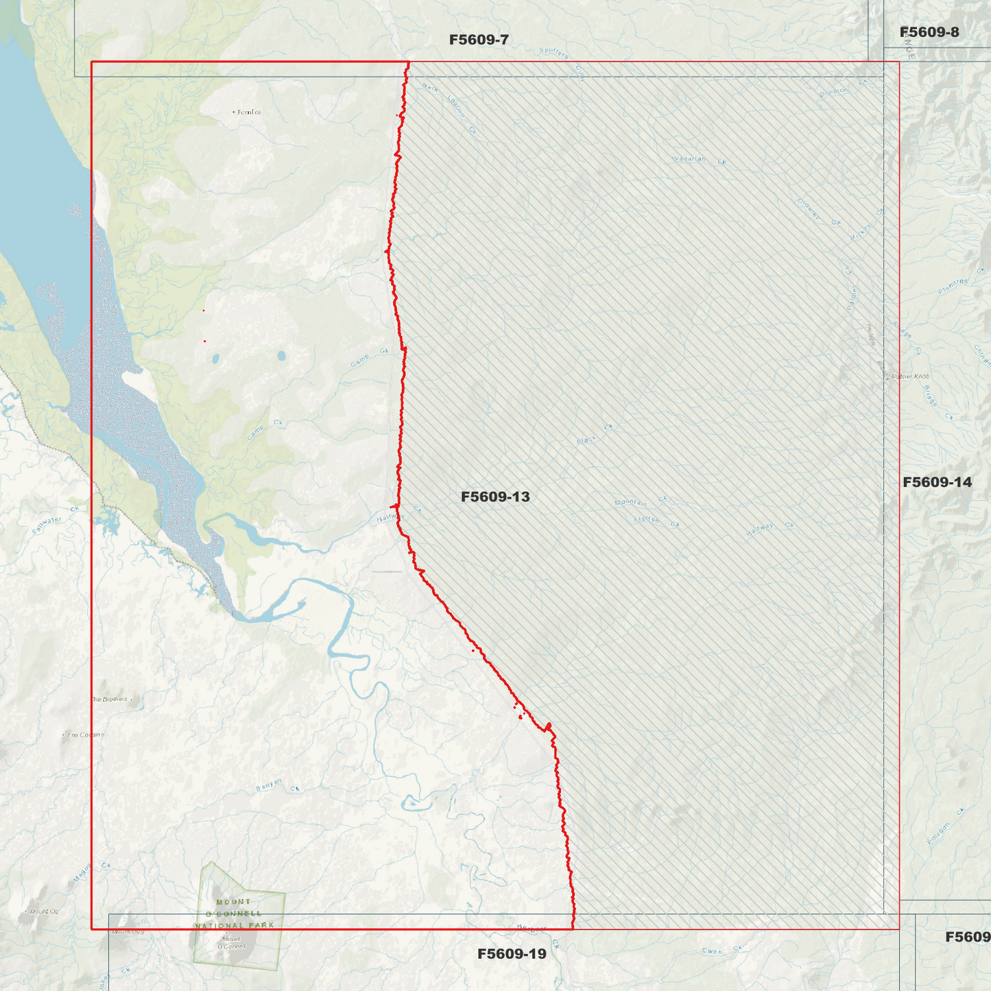Halfway Creek 1m Digital Elevation Model (F5609-13)